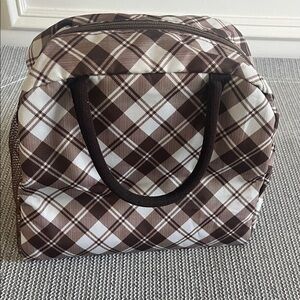 Like 🆕 Brown Plaid LUNCH Bag 9x10 inches